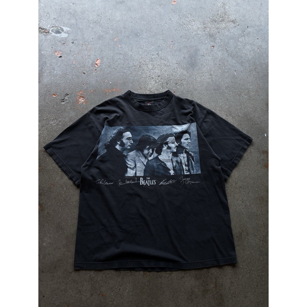 90s Beetles faded band tee
